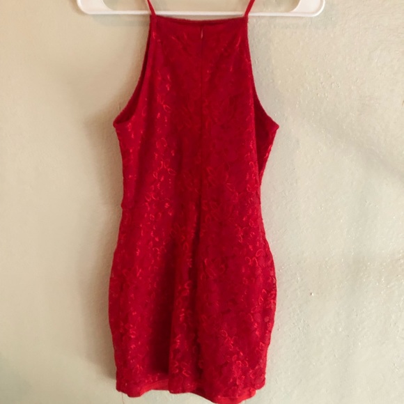 Missguided Dresses & Skirts - SOLD Missguided lace red dress